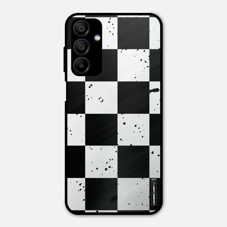 Check Mate Metal Back Case for Galaxy A15 5G