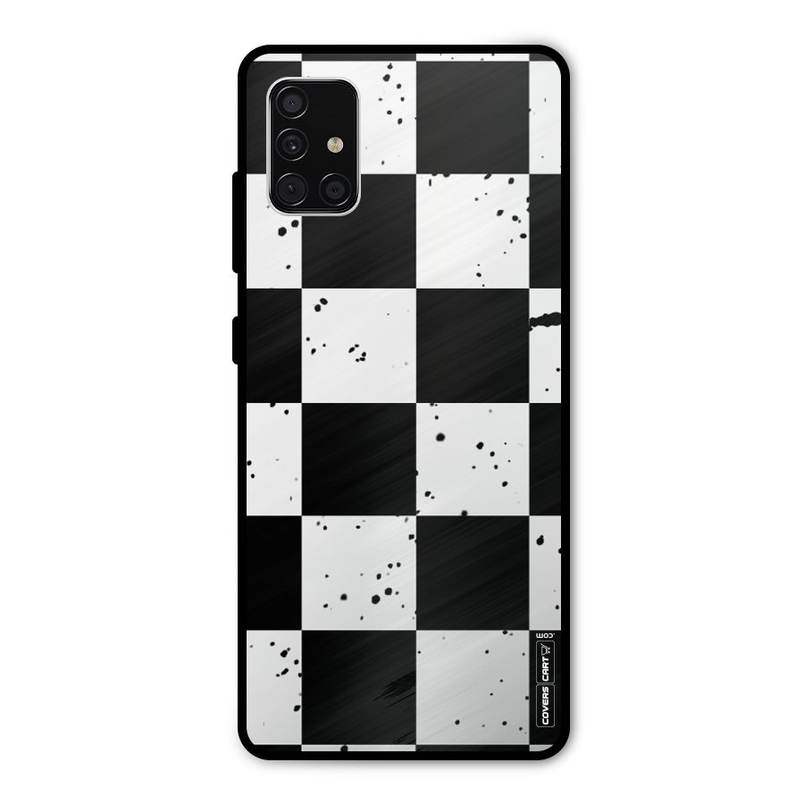 Check Mate Metal Back Case for Galaxy A51