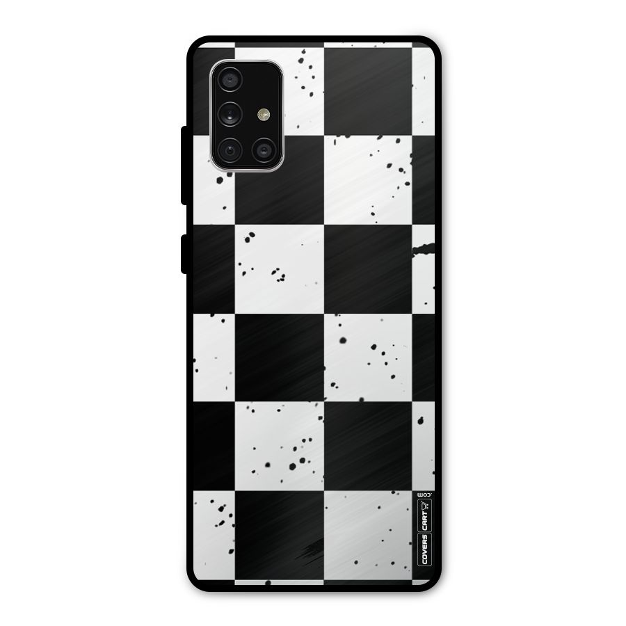 Check Mate Metal Back Case for Galaxy A71