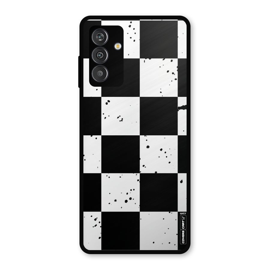 Check Mate Metal Back Case for Galaxy F13
