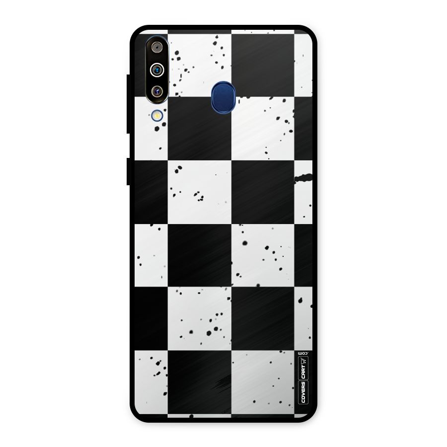 Check Mate Metal Back Case for Galaxy M30