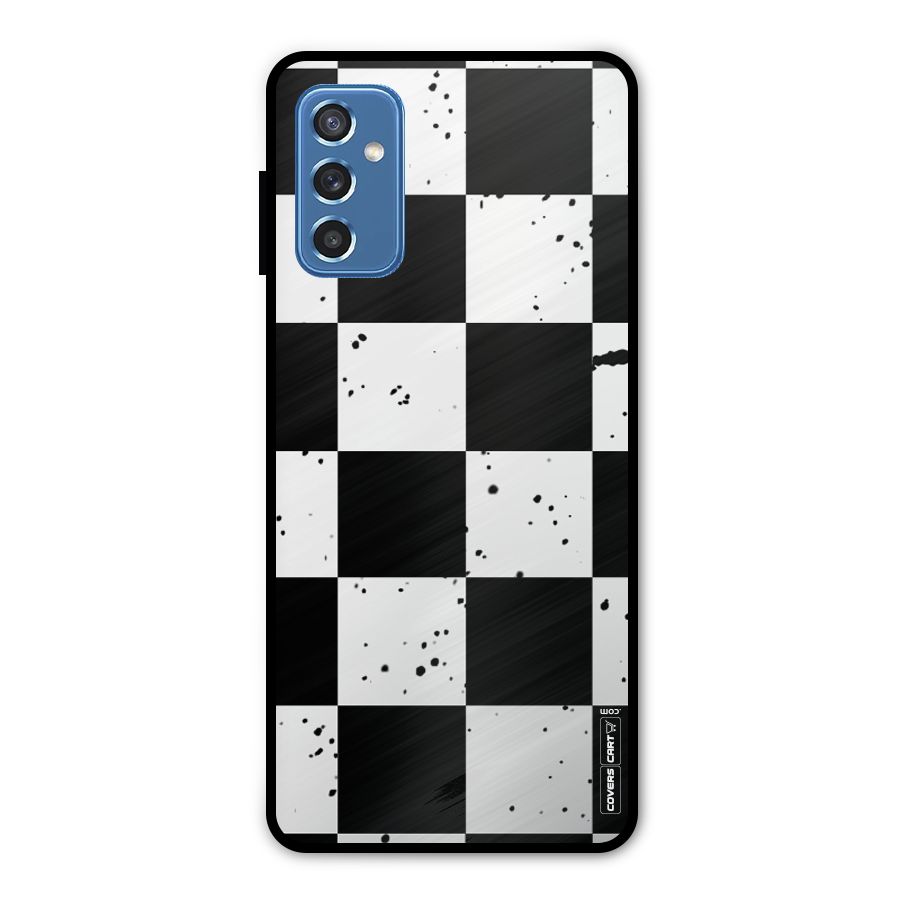 Check Mate Metal Back Case for Galaxy M52 5G