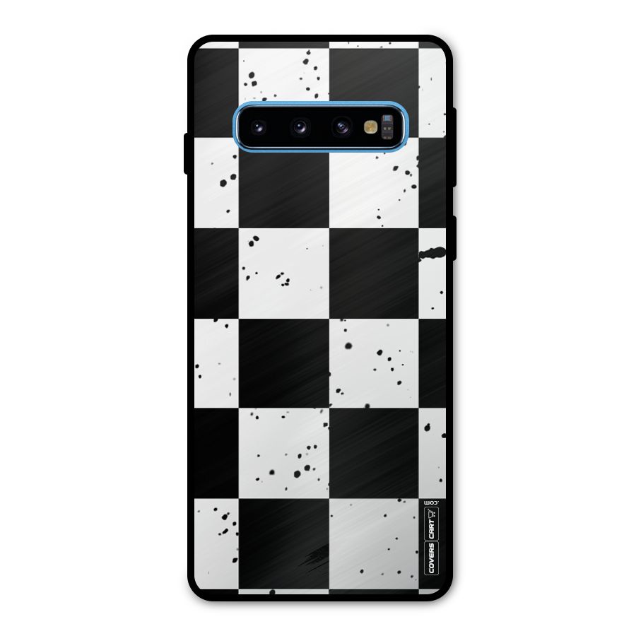 Check Mate Metal Back Case for Galaxy S10