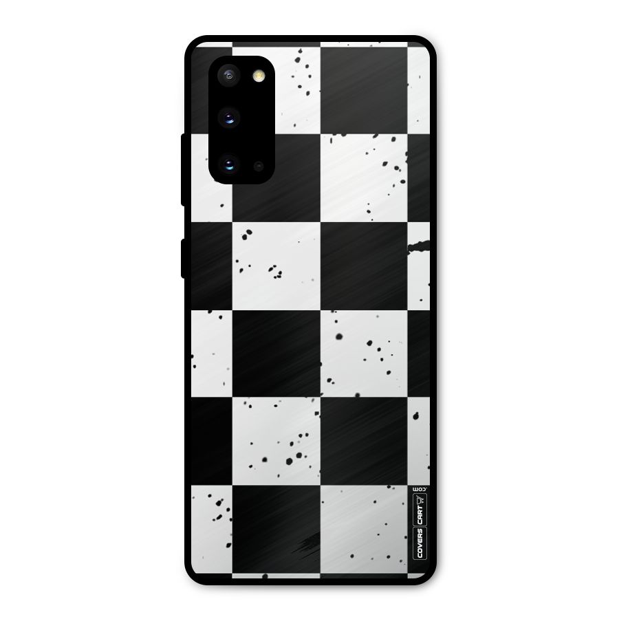 Check Mate Metal Back Case for Galaxy S20