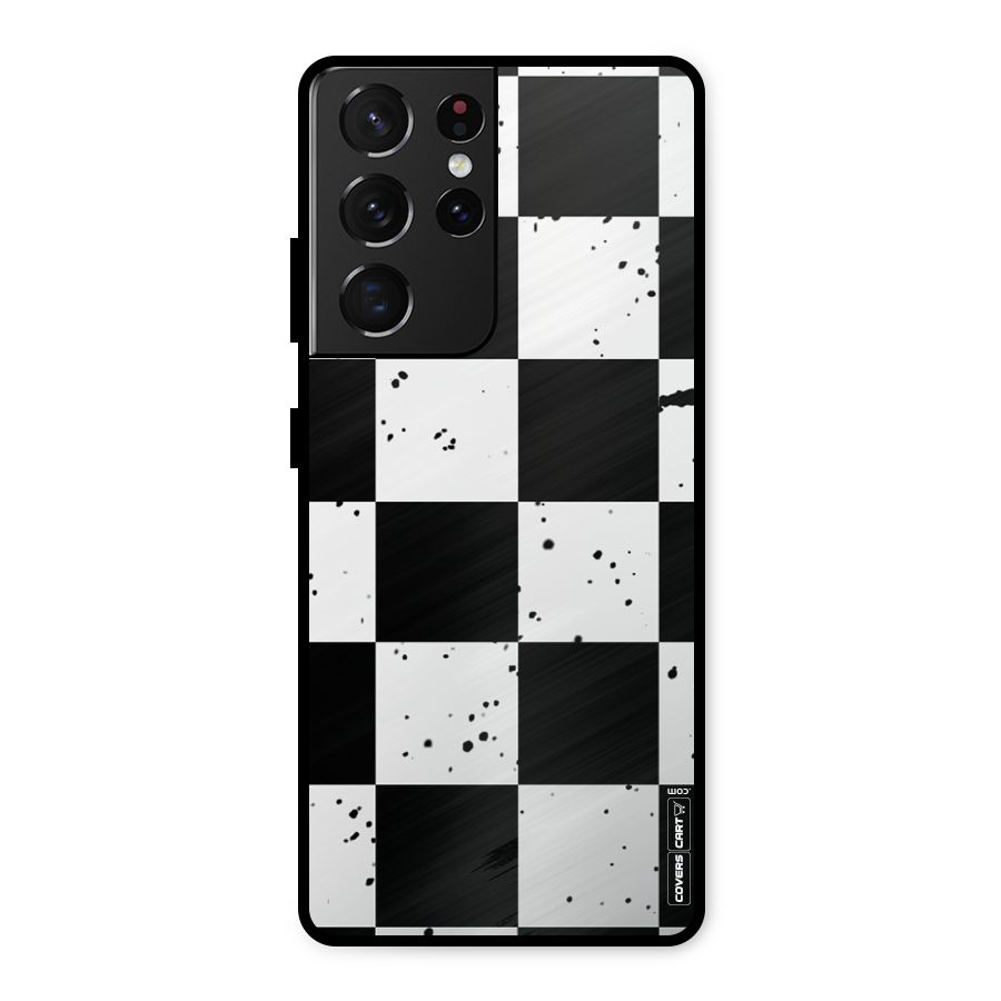Check Mate Metal Back Case for Galaxy S21 Ultra 5G