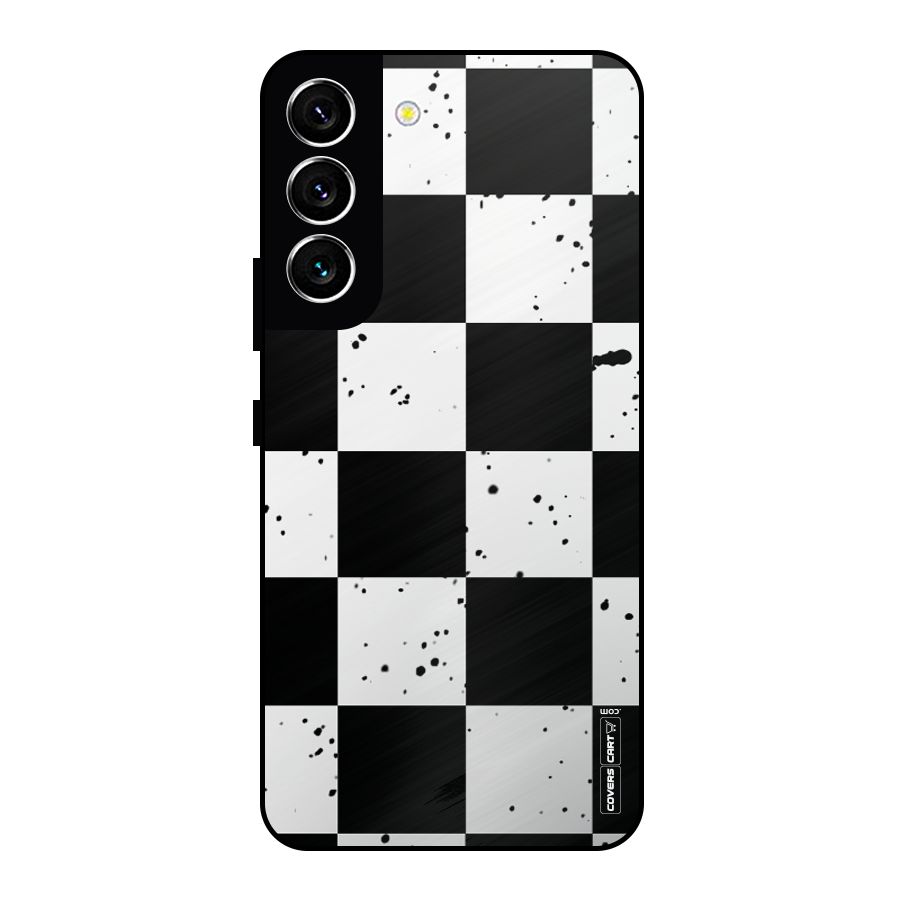 Check Mate Metal Back Case for Galaxy S22 5G