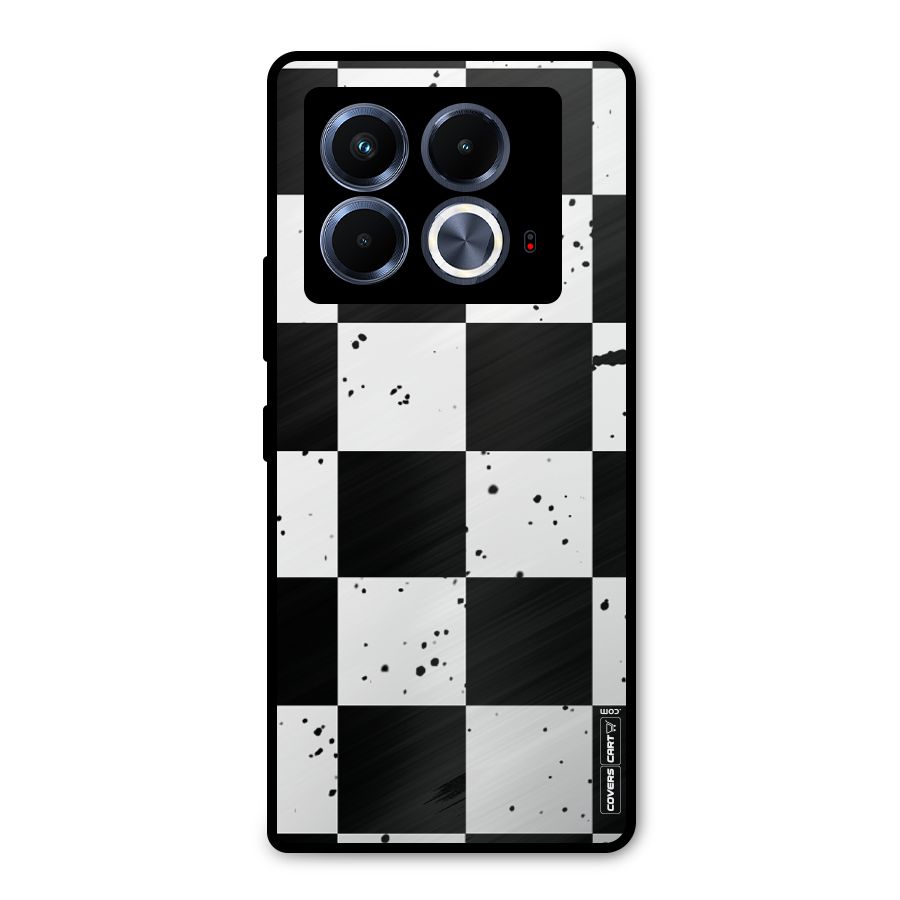 Check Mate Metal Back Case for Infinix Note 40 5G