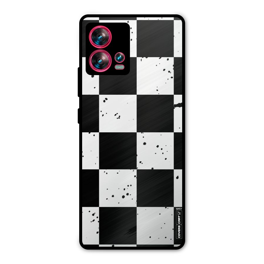 Check Mate Metal Back Case for Motorola Edge 30 Fusion