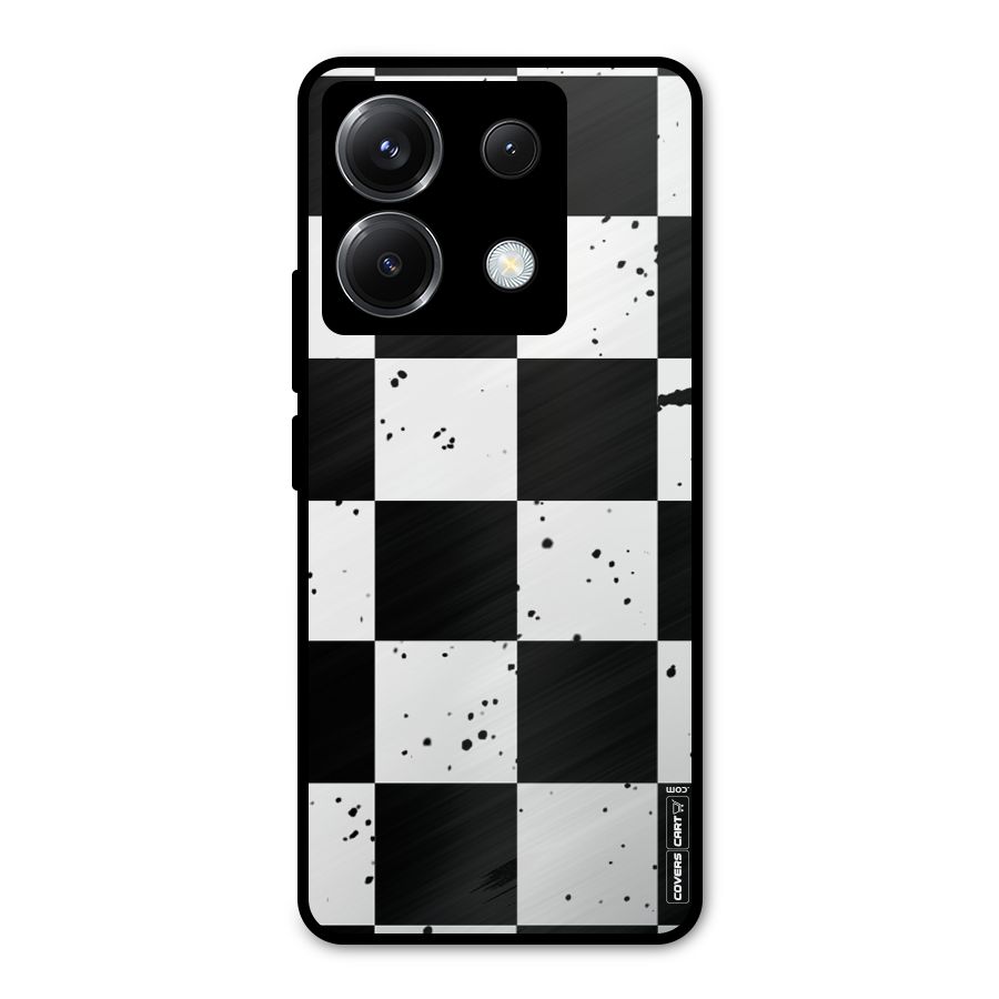 Check Mate Metal Back Case for Poco X6