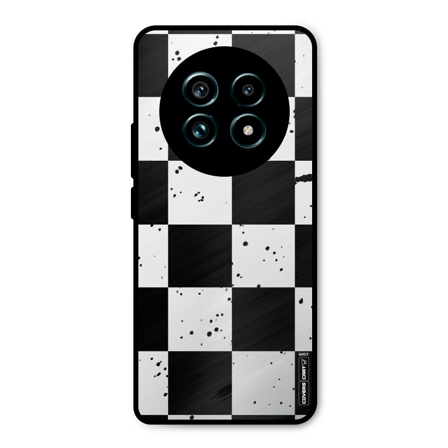 Check Mate Metal Back Case for Realme 13 Pro Plus