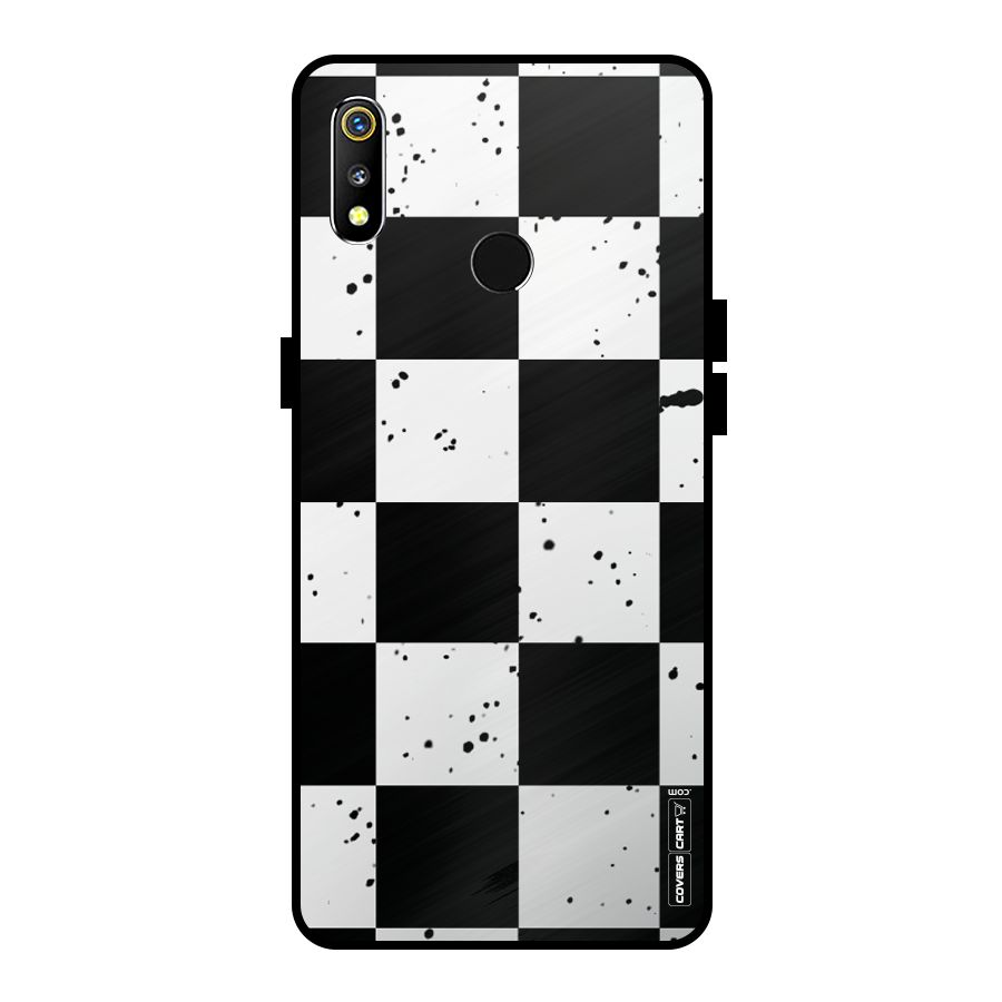 Check Mate Metal Back Case for Realme 3