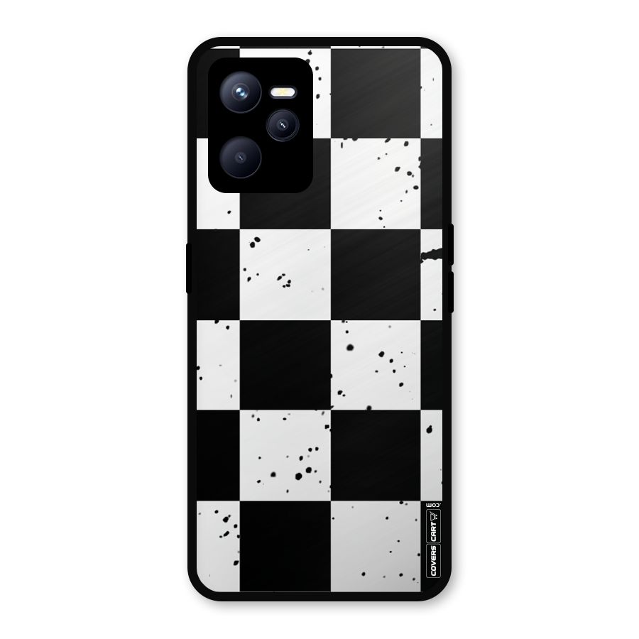 Check Mate Metal Back Case for Realme C35
