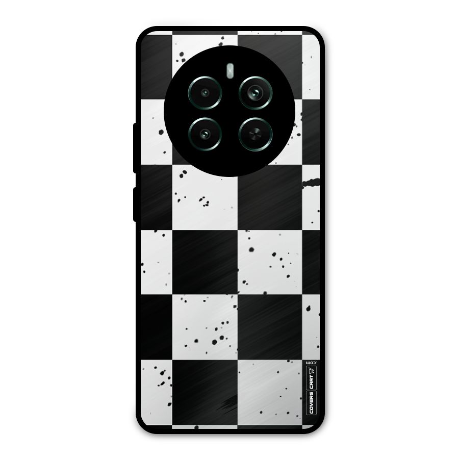Check Mate Metal Back Case for Realme Narzo 70 Pro