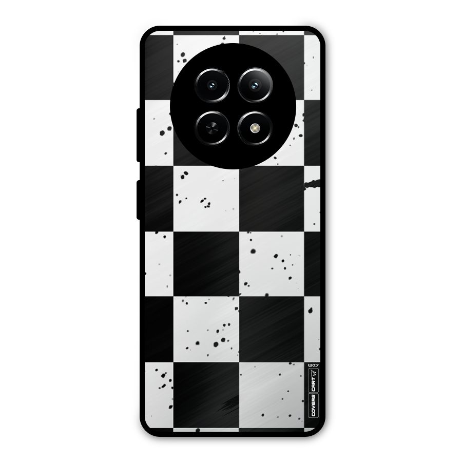 Check Mate Metal Back Case for Realme Narzo 70x 5G