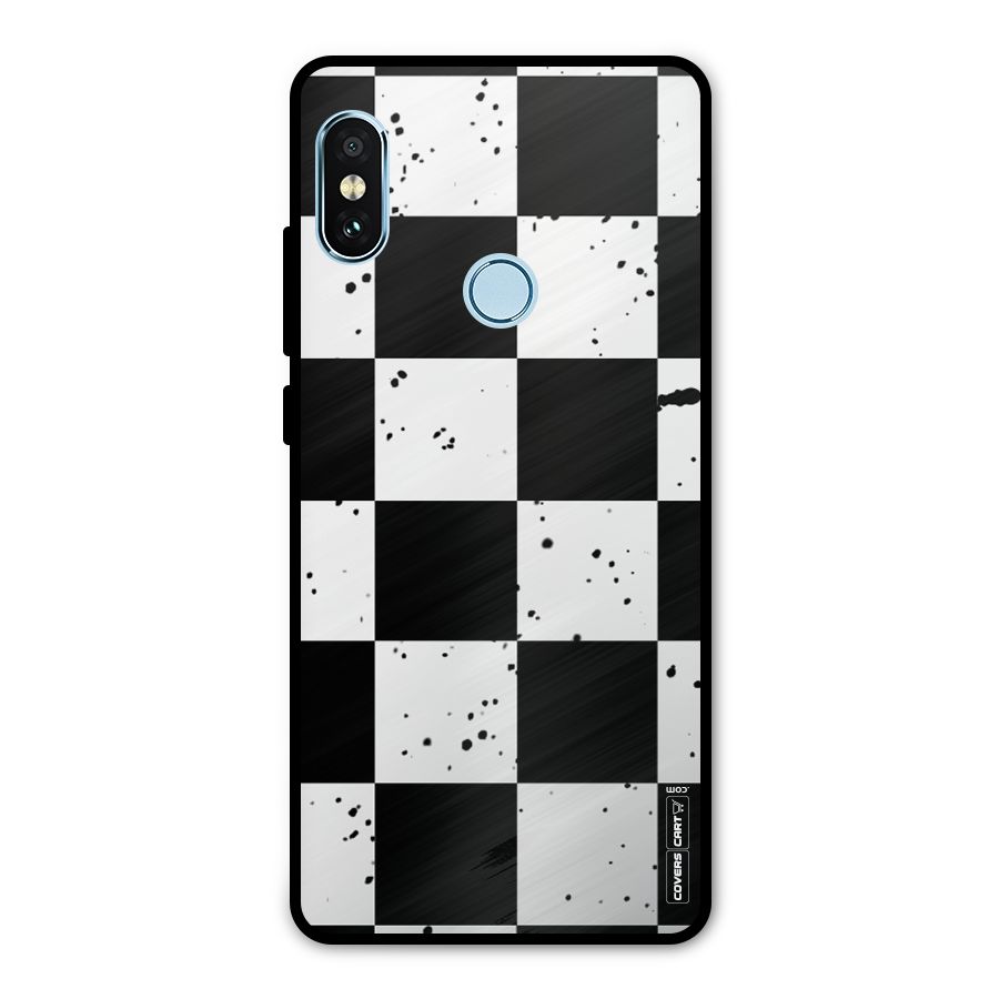 Check Mate Metal Back Case for Redmi Note 5 Pro