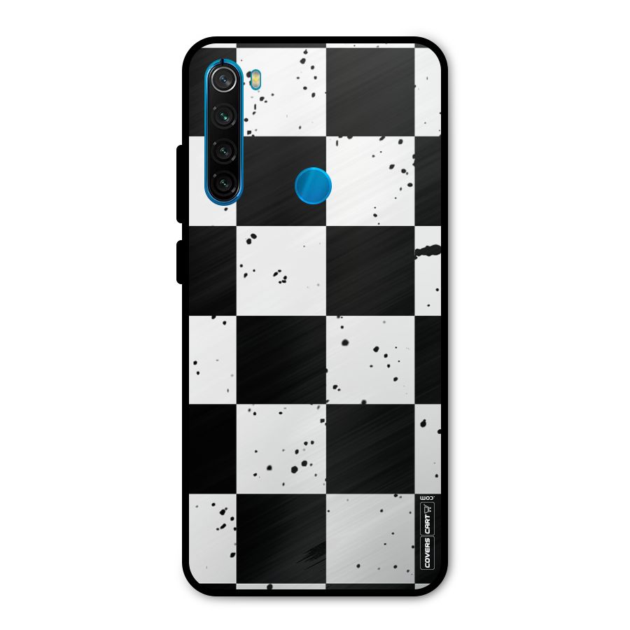 Check Mate Metal Back Case for Redmi Note 8