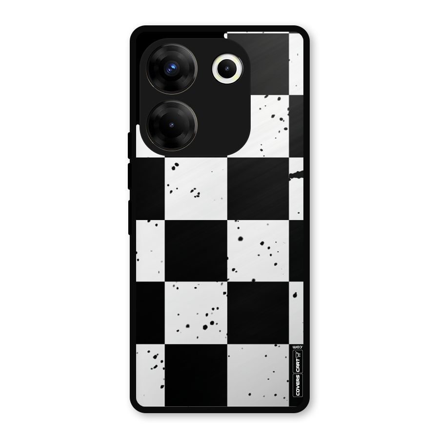 Check Mate Metal Back Case for Tecno Camon 20 Pro