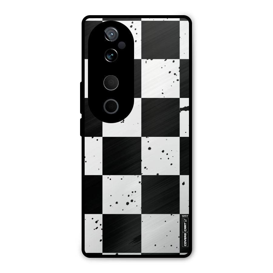 Check Mate Metal Back Case for Vivo T3 Ultra