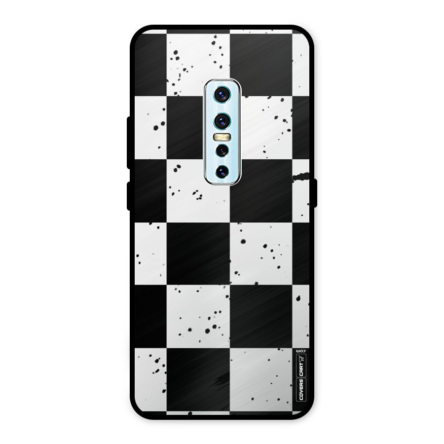 Check Mate Metal Back Case for Vivo V17 Pro