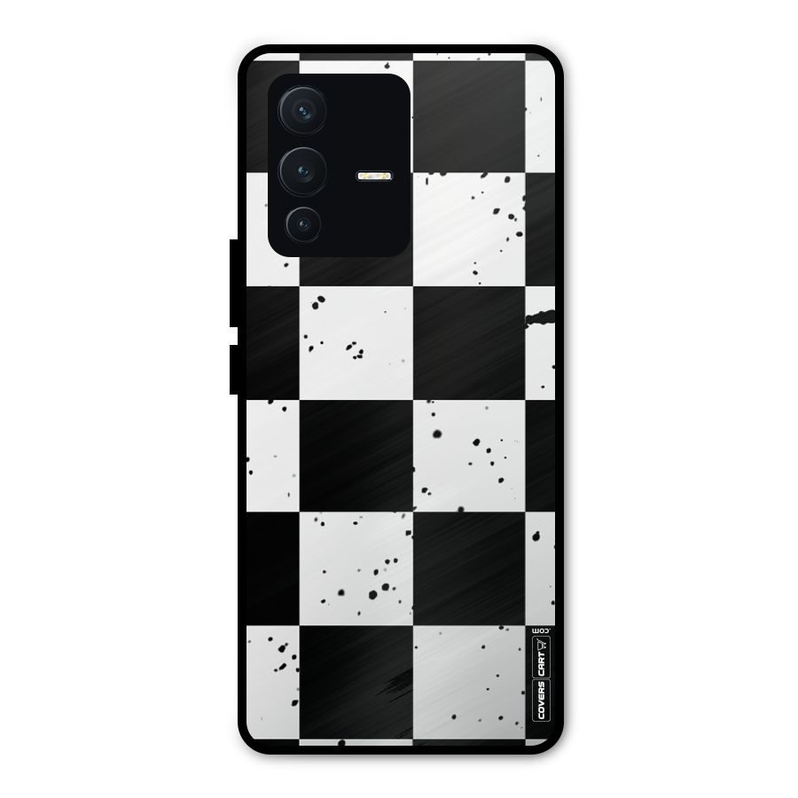 Check Mate Metal Back Case for Vivo V23 Pro