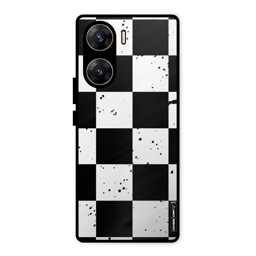 Check Mate Metal Back Case for Vivo V29e