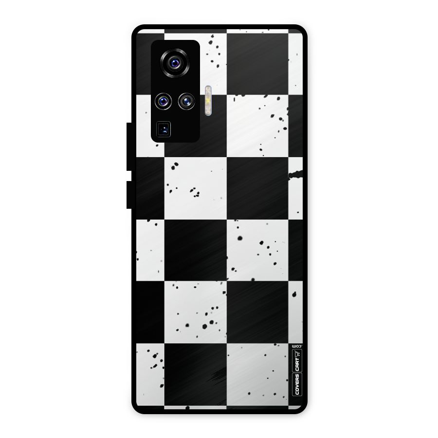 Check Mate Metal Back Case for Vivo X50 Pro