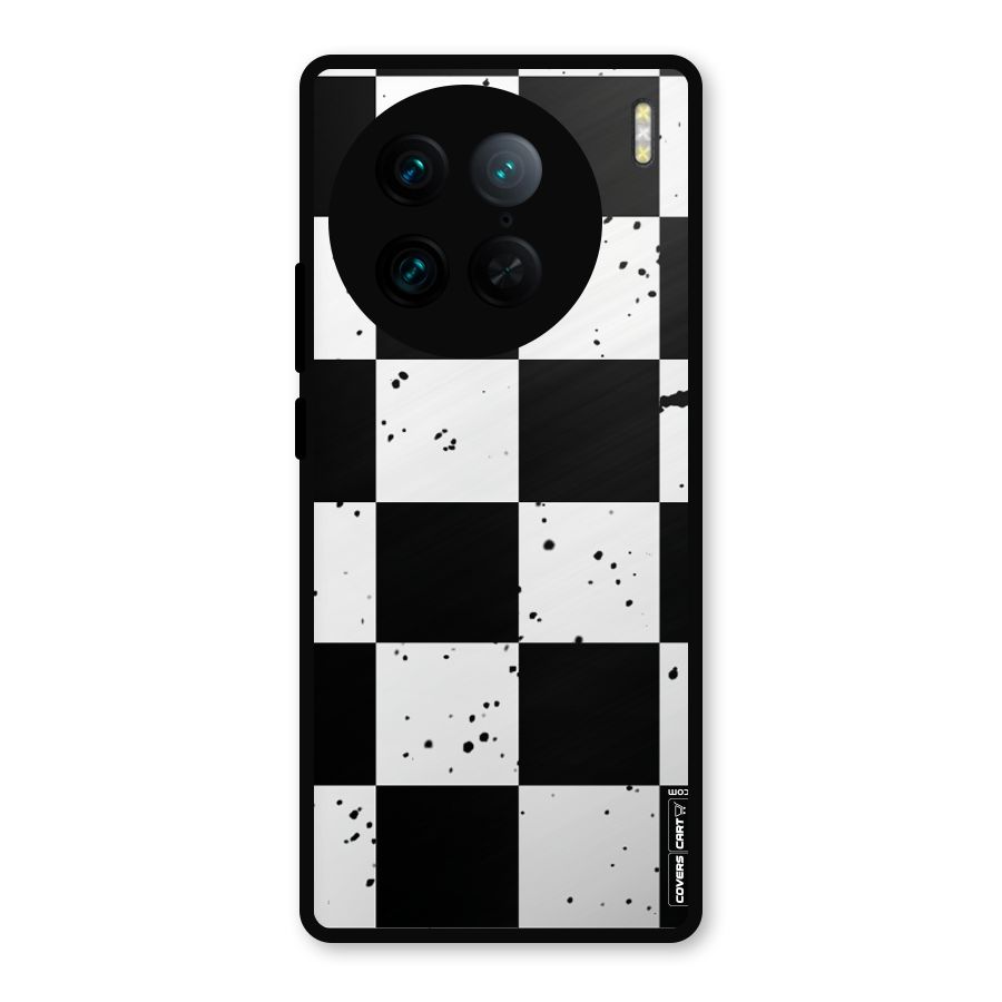 Check Mate Metal Back Case for Vivo X90 Pro
