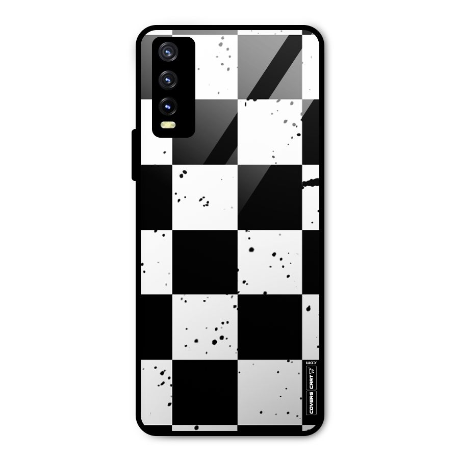 Check Mate Metal Back Case for Vivo Y20