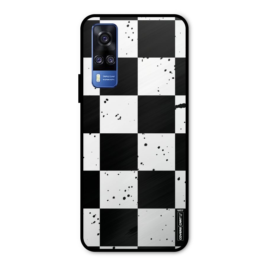 Check Mate Metal Back Case for Vivo Y51A