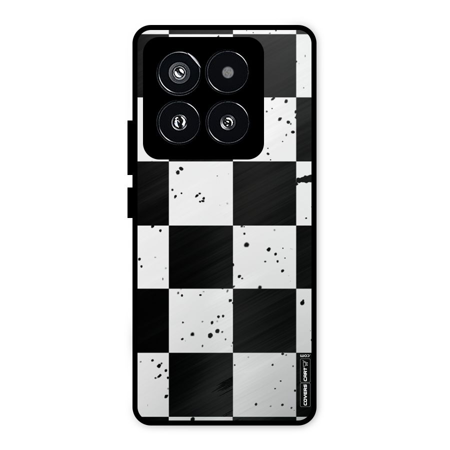 Check Mate Metal Back Case for Xiaomi 14 Pro