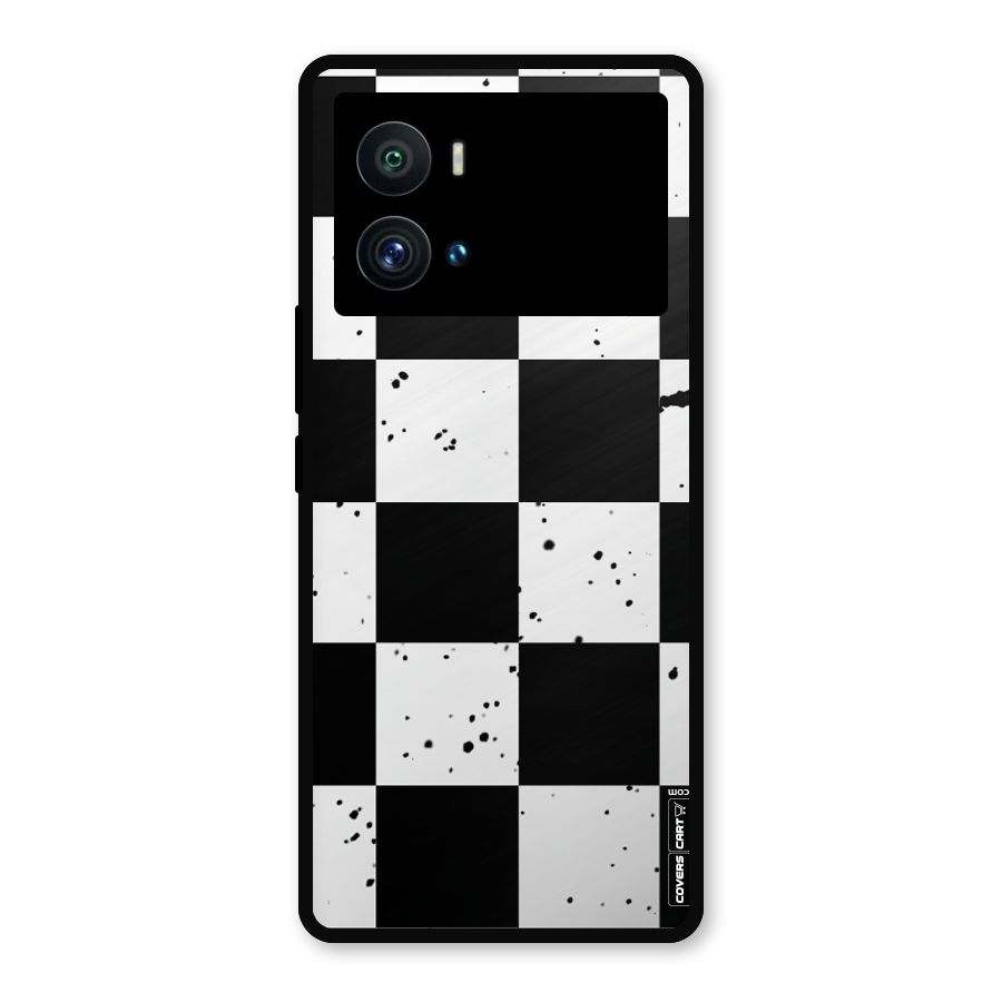 Check Mate Metal Back Case for iQOO 9 Pro