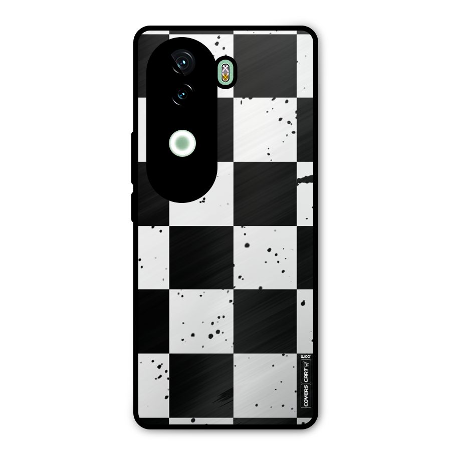 Check Mate Metal Back Case for iQOO Z9s