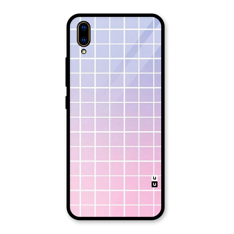 Check Shades Glass Back Case for Vivo V11 Pro