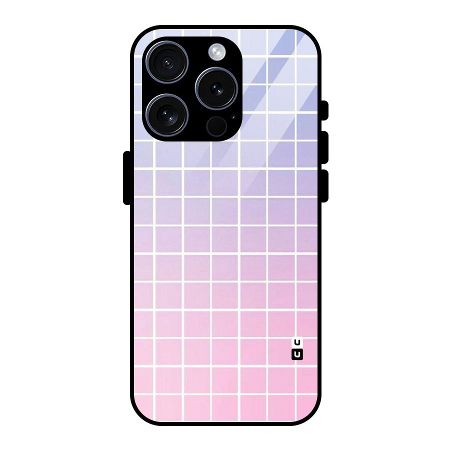 Check Shades Glass Back Case for iPhone 15 Pro