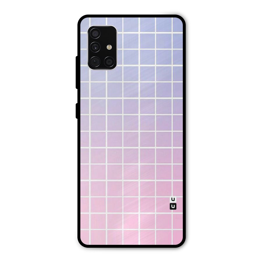 Check Shades Metal Back Case for Galaxy A51