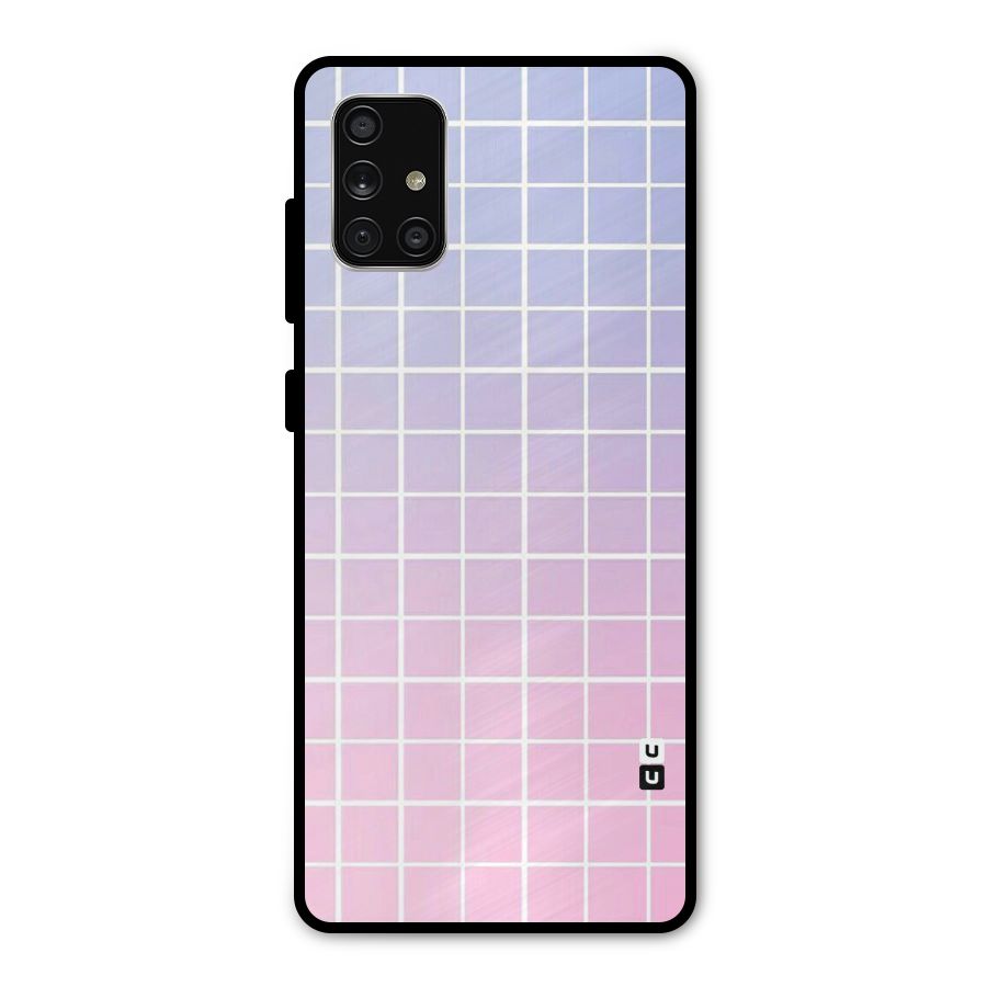 Check Shades Metal Back Case for Galaxy A71