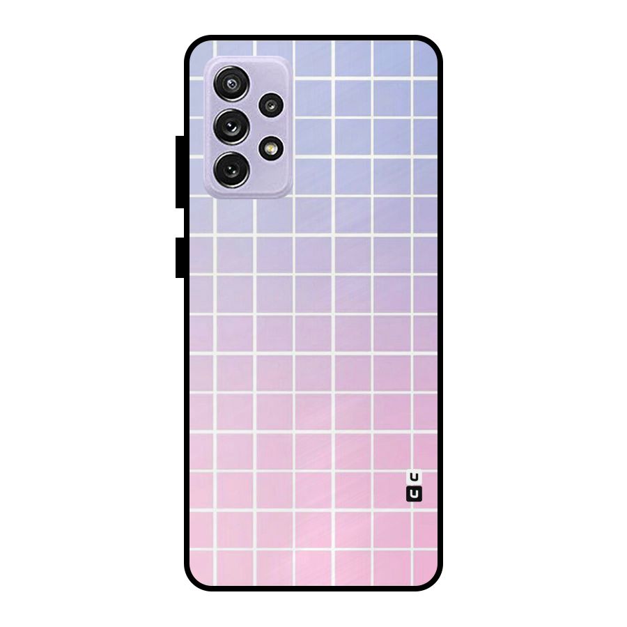 Check Shades Metal Back Case for Galaxy A72