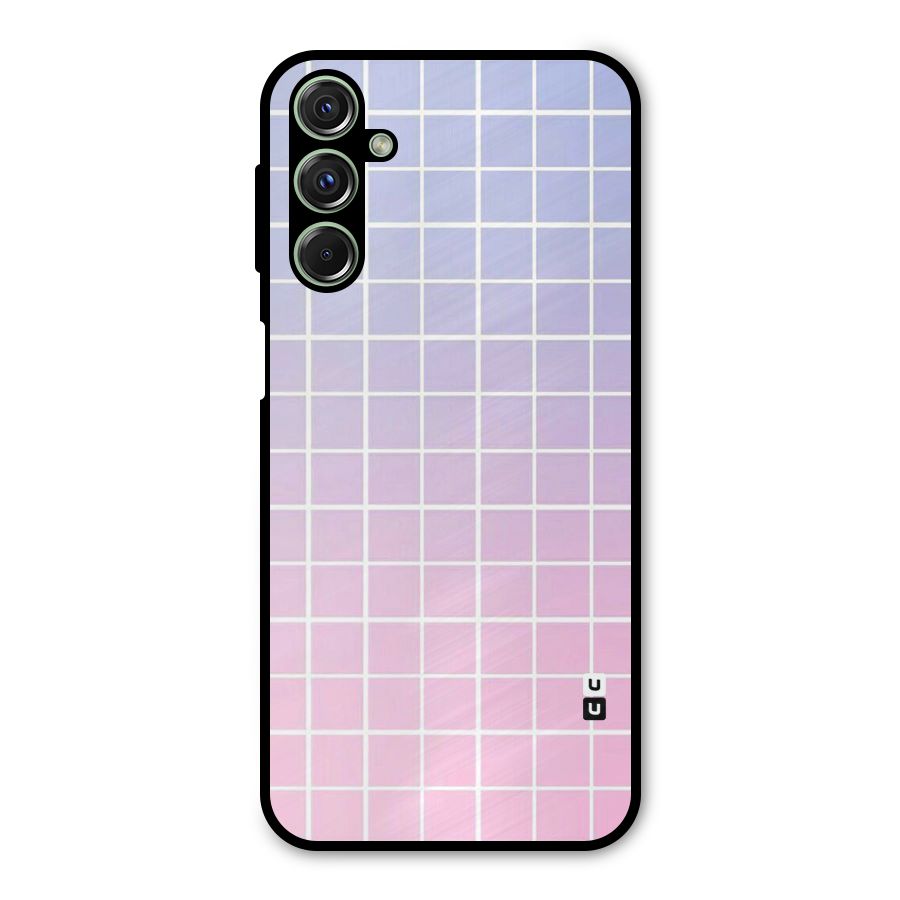 Check Shades Metal Back Case for Galaxy F34