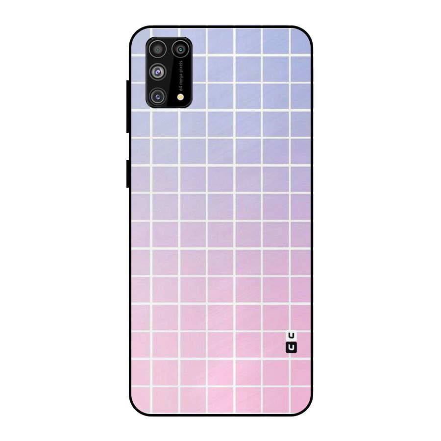 Check Shades Metal Back Case for Galaxy F41