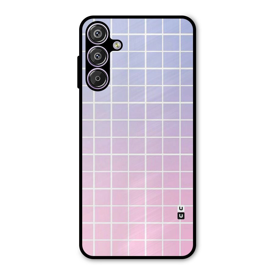 Check Shades Metal Back Case for Galaxy M15