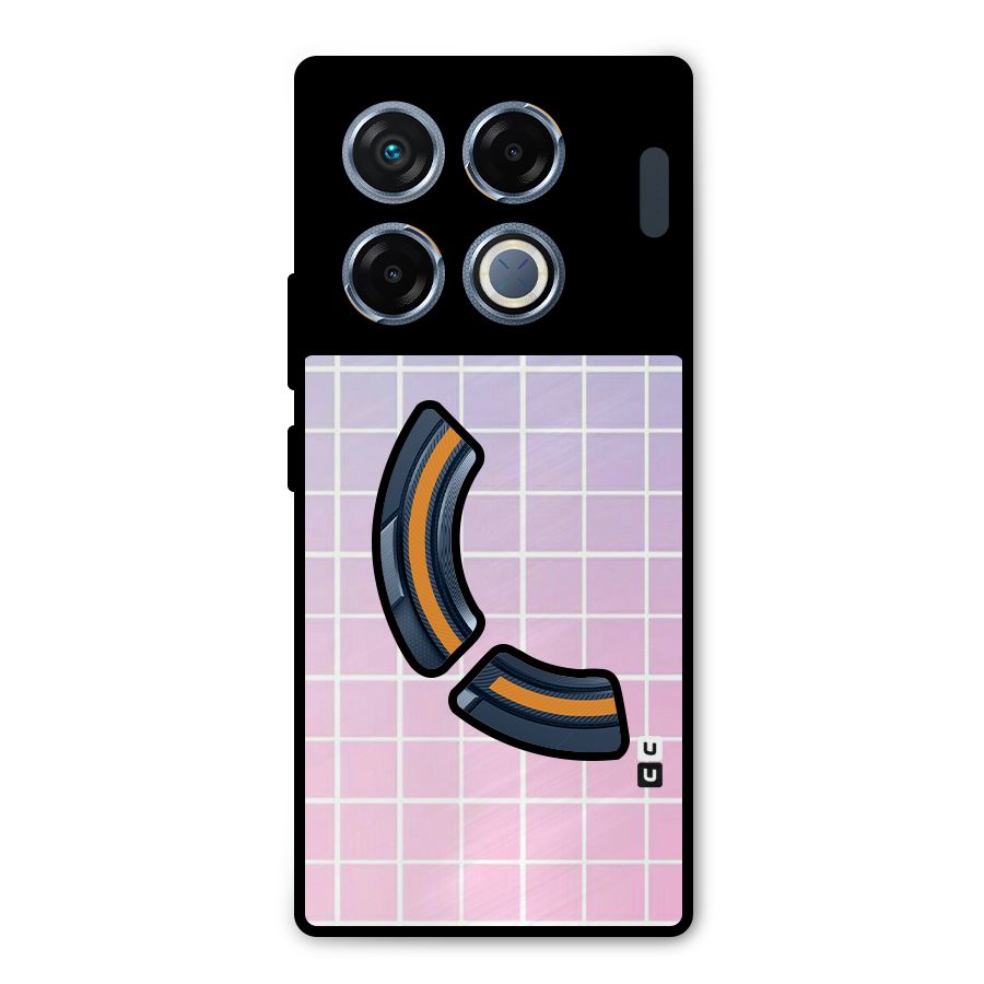 Check Shades Metal Back Case for Infinix GT 20 Pro