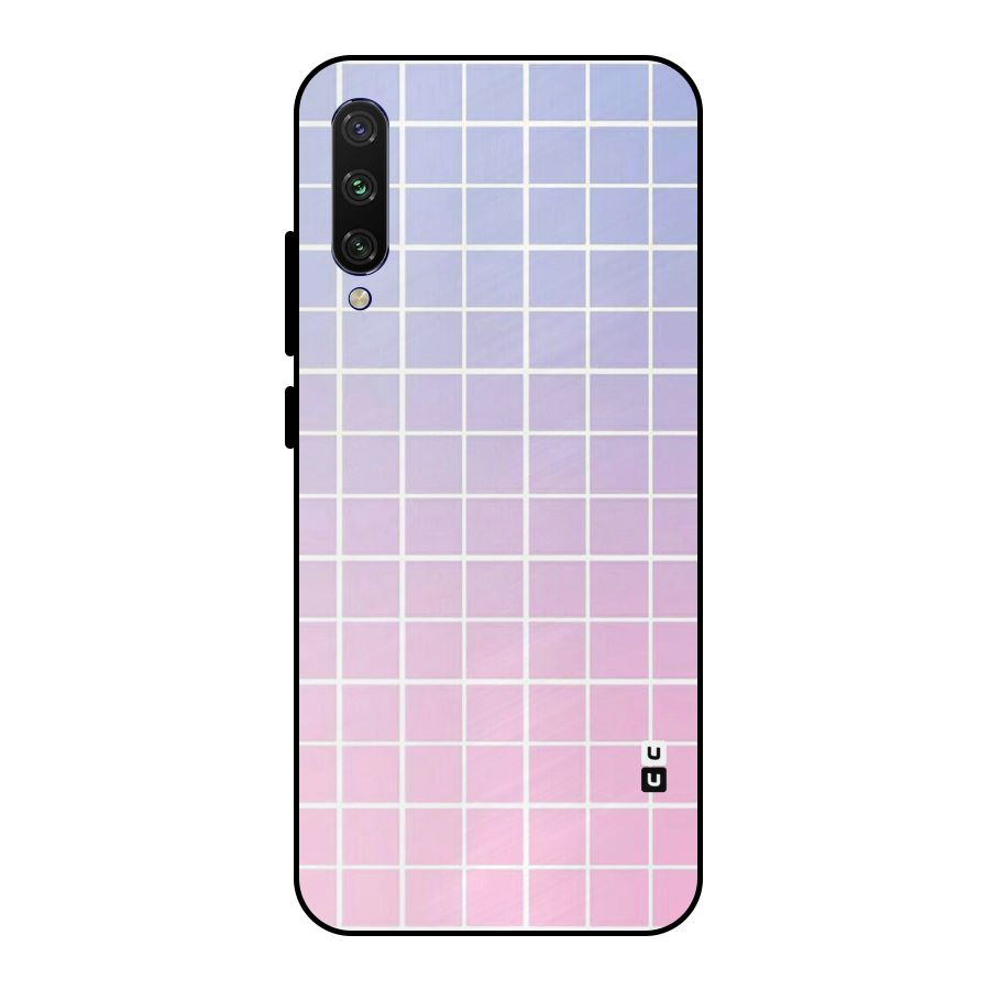 Check Shades Metal Back Case for Mi A3