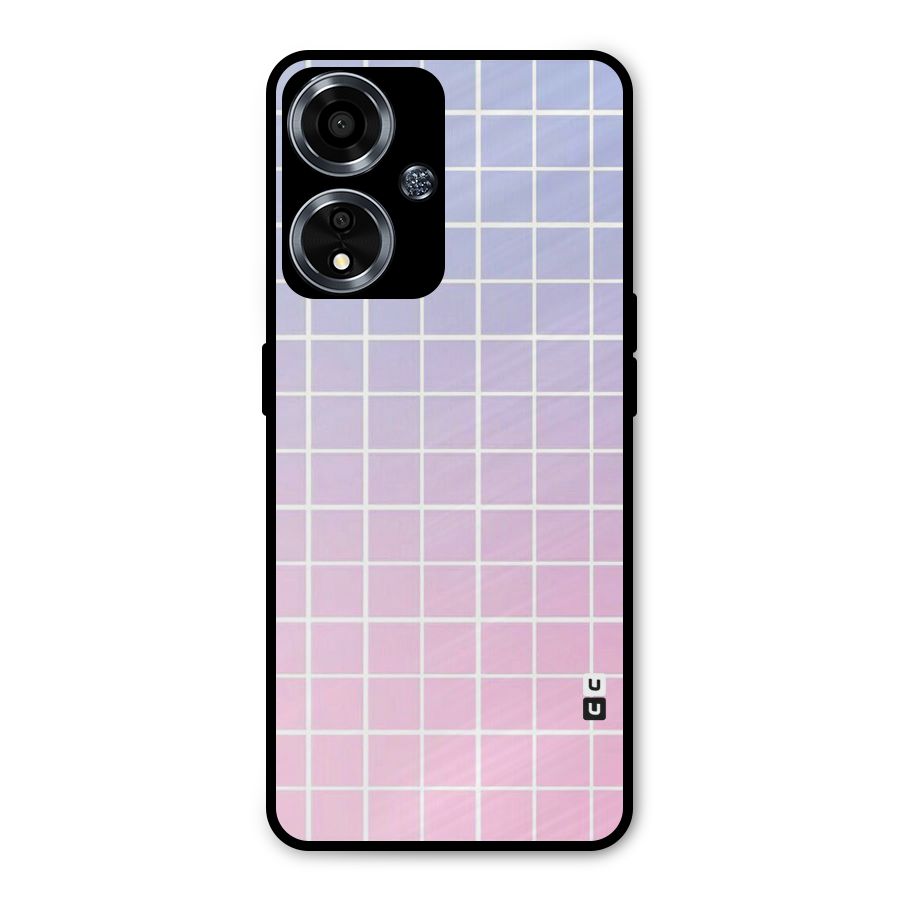 Check Shades Metal Back Case for Oppo A59