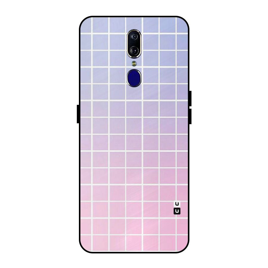 Check Shades Metal Back Case for Oppo F11