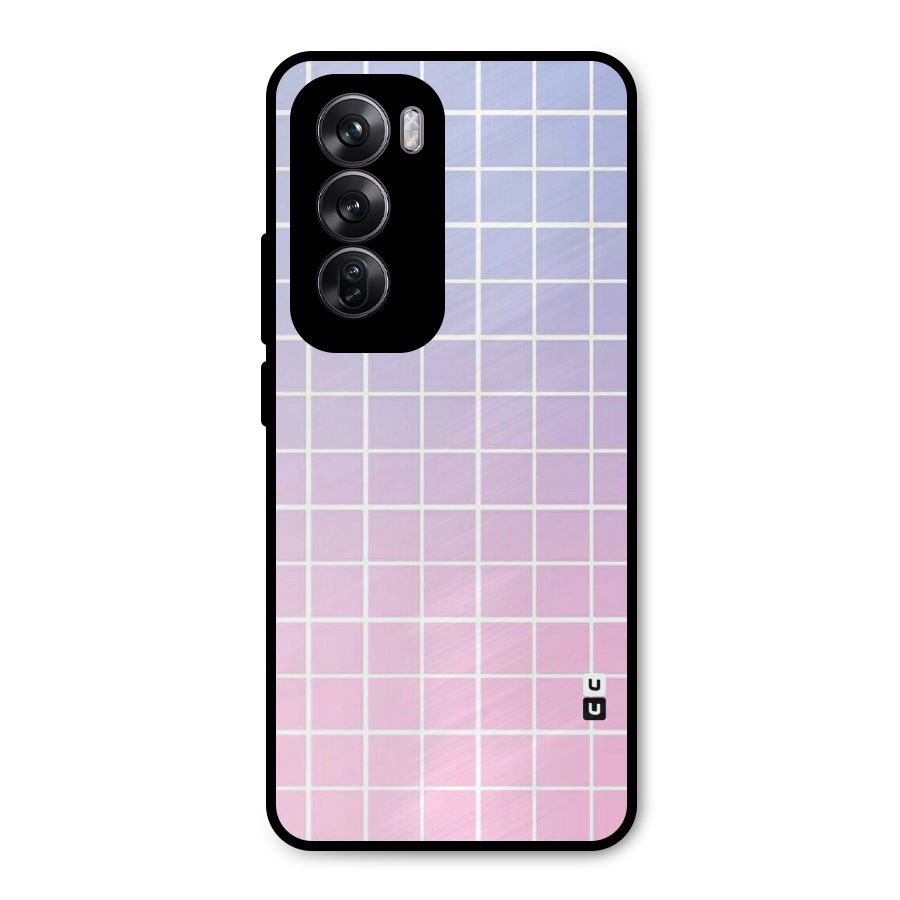 Check Shades Metal Back Case for Oppo Reno12 Pro