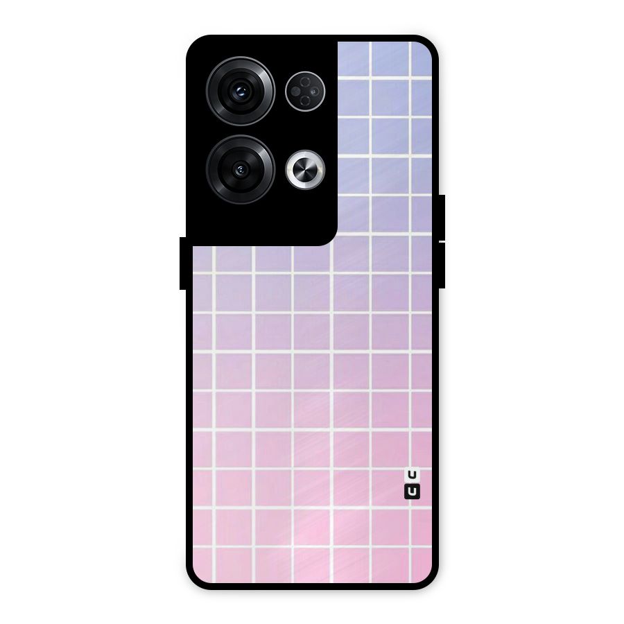 Check Shades Metal Back Case for Oppo Reno8 Pro 5G