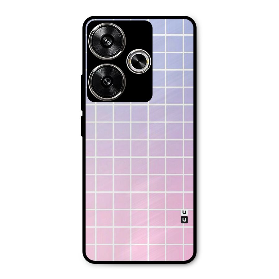 Check Shades Metal Back Case for Poco F6