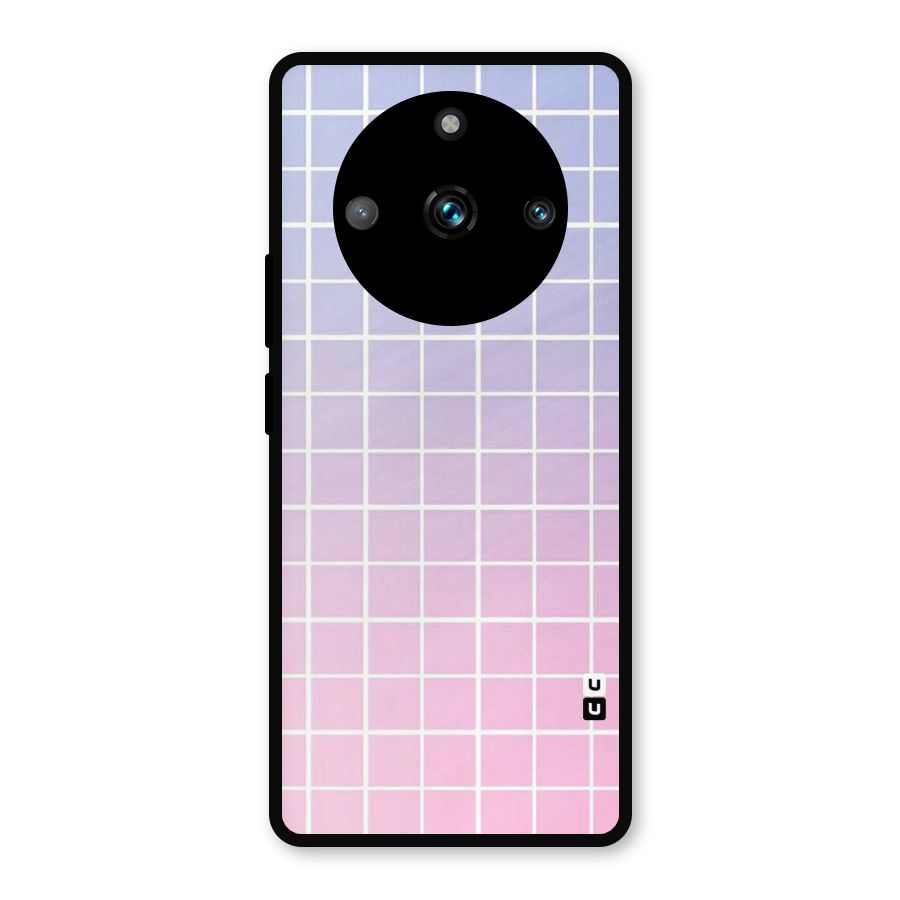 Check Shades Metal Back Case for Realme Narzo 60 Pro