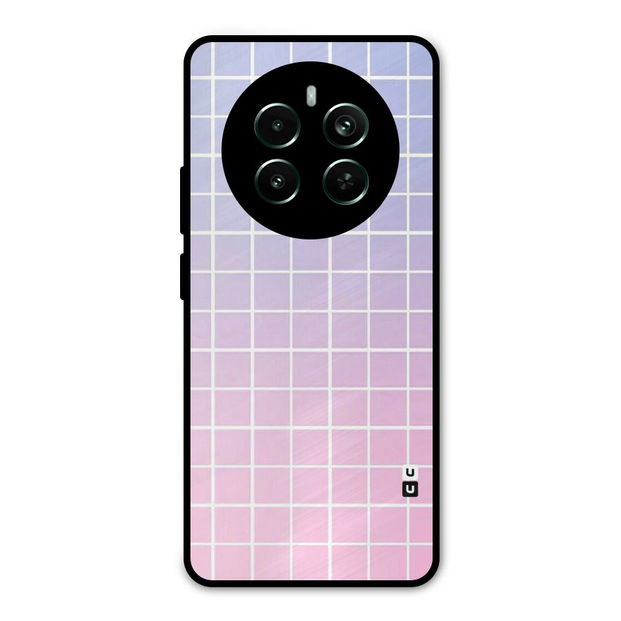 Check Shades Metal Back Case for Realme Narzo 70 Pro