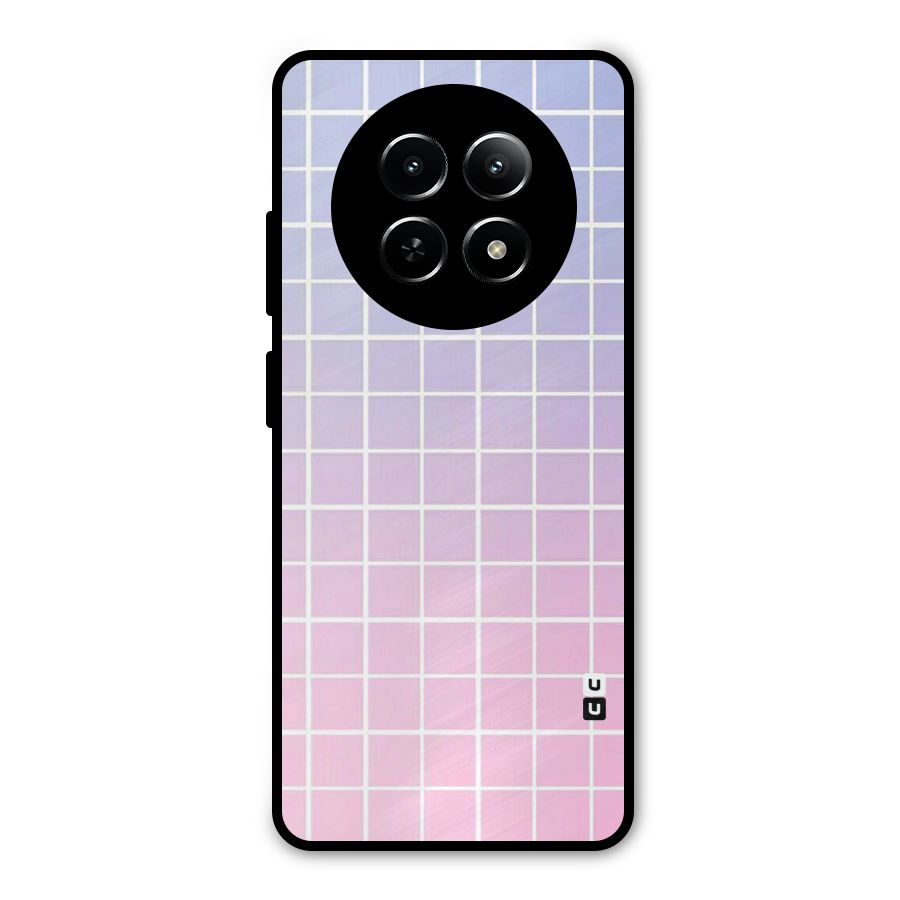 Check Shades Metal Back Case for Realme Narzo 70x 5G